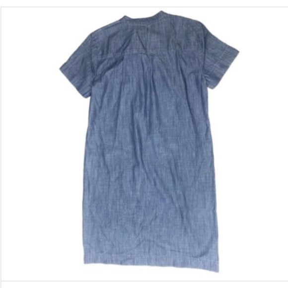 J.Crew XS Denim Chambray Shirtdress Short Dress - Picture 6 of 8